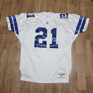 Vintage Deion Sanders Dallas Cowboys Wilson Team NFL #21 Jersey Size 50
